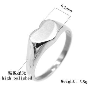 خواتم وعد أنيقة مطلية بالذهب عيار 18 قيراط من الفولاذ المقاوم للصدأ، مجوهرات وخواتم زفاف عصرية - Product Image 2