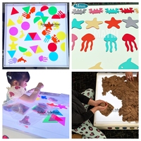 Équipement de salle sensorielle Table lumineuse à LED pour enfants Panneau de lumière LED interactif pour la thérapie de l'autisme Éducation précoce