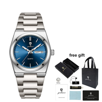 Reloj de Pulsera de Lujo para Hombre Gohuos 8807 78807, Relojes de Pulsera de Cuarzo Originales Resistentes al Agua para Hombre, Reloj para Hombre, Montre Homme, Caja y Bolsa