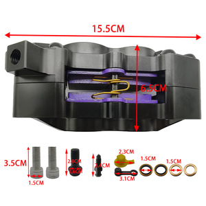 Sistema Frenante Modificato per <span class=keywords><strong>Moto</strong></span> con Pinza Grande, Pompa Integrata Inferiore, Parti in Lega di Alluminio CNC, Compatibile Universale, Prodotto in Cina - Product Image 3