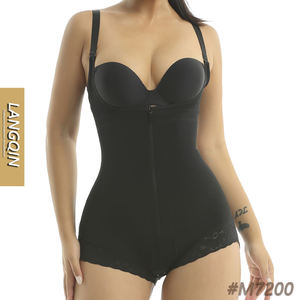 Fajas Colombianas Moldeadoras de Cuerpo Completo para Mujer, de Cintura Alta, Sin Costuras, con Decoración de Encaje, Control de Abdomen, Efecto Reductor, Venta al por Mayor - Product Image 1