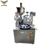 Machine de remplissage et de scellage de tubes cosmétiques semi-automatique à prix avantageux, neuve et d'occasion, pour tubes souples de super colle avec fonction de coupe