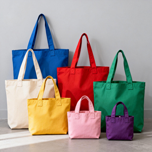 Borsa Tote in Tela di Cotone Personalizzabile con Logo, Riutilizzabile ed Ecologica, per la Spesa, Vendita all'Ingrosso - Product Image 1
