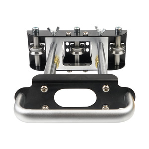Outil de pliage de bordure de toiture en métal à 2 rouleaux, manuel, en alliage d'aluminium et acier inoxydable, pour le pliage des bordures de gouttières - Product Image 2