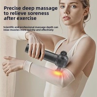 Pistolet de massage sans fil chauffant à haute fréquence pour points cibles et massage des tissus profonds