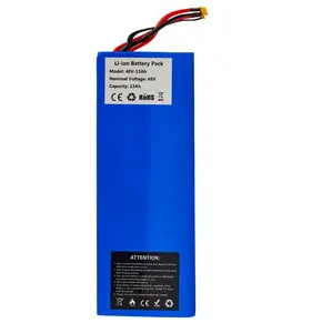 Factory Price 48V 13AH Lithium Ion Ebike Battery Pack For 48v 1000w 500w Electric Scooter Rechargeable Battery Pack