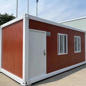 Pannello Modulare in Acciaio per Rifugio Capsulare, per Ufficio Temporaneo in Cantiere, Unità Abitativa, Casa Container Rapida e Pieghevole - Product Image 1