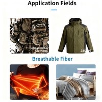 Feutre non tissé en fibre de polyester aérogel siliconée 1.5D*38mm, antistatique et antibactérien, pour le filage – Fournisseur Premium