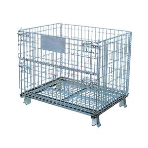 סל מתכת מתקפל רשת תיל תעשייתי - Product Image 1