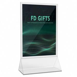 Acrylic <b>Table</b> Sign Counter Top Menu <b>Card</b> Display Sign Stand - Product Image 1