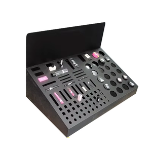 Custom Modern Style Eco-Friendly PMMA Display Stand Rack Recyclable for Plexiglass Acrylic Eyeshadow Stand for Cosmetic Stores - Product Image 1