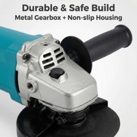 Outil de meulage et de découpe du bois de qualité industrielle 1200W, mini-meuleuse d'angle électrique portative
