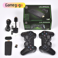 Console de jeu TV sans fil Gamegaga M8 2,4 GHz avec 20 000 jeux rétro 4K pour PS1/SNES, prise en charge multilingue