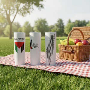 Vasos rectos de 20 oz con impresión UV de Palestina Libre, vasos personalizados de solidaridad con Palestina Libre, tazas de café, vasos para coche - Product Image 3