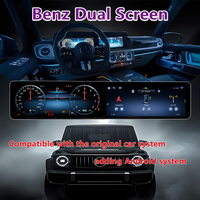 Double Écran Nouveau Design Tableau de Bord LCD pour Mercedes-Benz Classes E/G/S CLS 2016-2025 W213 W222 W257 W463 Multimédia Android Radio