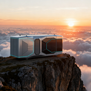 고급 맞춤형 모던 모듈식 캡슐 조립식 캐빈 Apple Pod House 완전히 업그레이드되어 판매 - Product Image 6