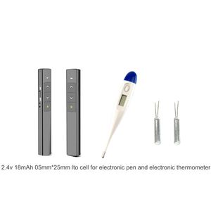 华辉新能源充电式HTC0525电池lto cell 2.4v 18mah钛酸锂电池 - Product Image 3