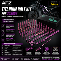 Kit de boulons en titane pour Light Bee X Ultra Bee Talaria MX4 MX3 Grade 5 Ti-6Al-4V CNC, pièces de moto électrique tout-terrain sportives légères