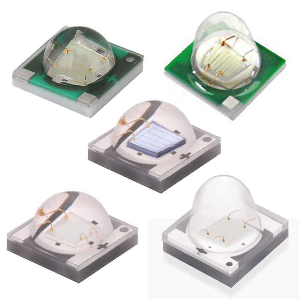 Make 3535 Smd Uv 1w 3w 365-370nm 375-430nm High Power Led Chip with 30 60 90 120deg Angle