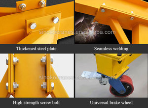 Nhiệm Vụ Ánh Sáng 500 Kg 1 Tấn 2 Tấn 3 Tấn 5 Tấn 10 Tấn Gấp Có Thể Điều Chỉnh Di Động Nhỏ Mini Xách Tay Giàn Cần Cẩu - Product Image 3