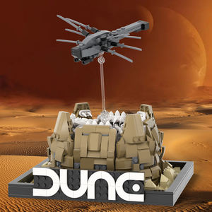 MOC1490 <span class=keywords><strong>Science</strong></span> <span class=keywords><strong>Fiction</strong></span> <span class=keywords><strong>Series</strong></span> Game Movie Sandworm Kits Garçons Cadeaux Puzzle DIY Building Block Sets Jouets éducatifs pour enfants - Product Image 6