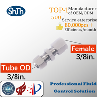 Ferrule Tekanan Tinggi Tipe SWAGELOK 316SS Inter Screw NPT/BSPP/BSPT Berulir untuk Pipa Hidrolik ASME ANSI BS ASTM DIN Forged Hex