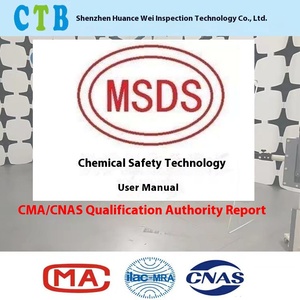 Cơ quan chuyên nghiệp cho bảng dữ liệu an toàn hóa chất (MSDS) báo cáo thử nghiệm chứng nhận cần thiết cho sản phẩm Pin - Product Image 2