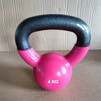 Usine en gros vinyle trempage fonte Kettlebell équipement de gymnastique 2kg/4kg/6kg/8kg/10kg/12kg bouilloire cloche