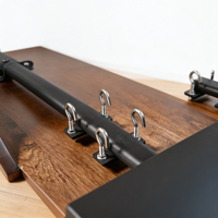 Silla de Pilates Wunda de Madera de Nogal con Asas Ajustables |   Silla de Estabilidad de Grado Médico para Rehabilitación y Equilibrio