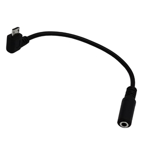 Cable <span class=keywords><strong>Micro</strong></span> <span class=keywords><strong>USB</strong></span> a DC3.5 Hembra en Ángulo Recto de 15 cm, Adaptador de <span class=keywords><strong>Micro</strong></span> <span class=keywords><strong>USB</strong></span> a Conector de Audio de <span class=keywords><strong>3.5</strong></span> mm - Product Image 5