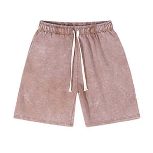 Vente en gros 100% coton 300gsm short en éponge français lourd personnalisé hommes grande taille shorts vintage pour hommes - Product Image 3