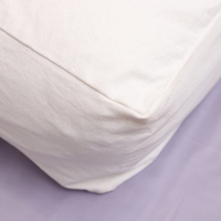 Sac d'emballage de couette naturelle blanc 100% coton sac de rangement de couette sac organisateur de stockage avec fermeture éclair et poignées