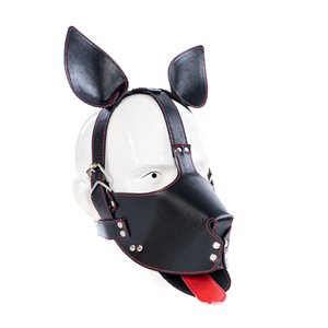 <span class=keywords><strong>SM</strong></span> sexe adulte jouet Halloween fête masques chiot jouer <span class=keywords><strong>chien</strong></span> capuche <span class=keywords><strong>masque</strong></span> cuir Bondage jeu fétiche fantaisie Kit Cosplay jouets - Product Image 5