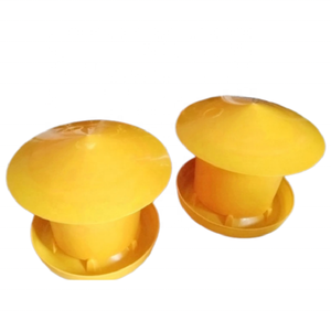 2 Bevitori Automatici Per Polli Da 1 Litro - Distributori D'Acqua A Torre Per Polli, Anatre, Piccioni, In Plastica PP, Facili Da Pulire