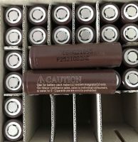 Batterie Originale 18650 HG2 3000mAh avec Bandes Soudées pour Tournevis, Courant Élevé 30A + Nickel DIY Inr18650 Hg2