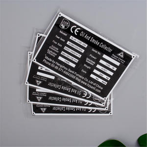 사용자 정의 내구성 인쇄 명판 레이저 금속 명판 태그 금속 에칭 라벨 - Product Image 2