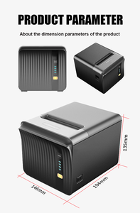 MHT-P80A-Impresora térmica de recibos de 80mm, máquina de impresión térmica de alta velocidad con Bluetooth, 80mm, con cortador de papel - Product Image 5