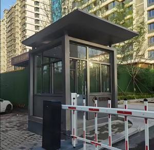 Stainless Steel Sentry <b>Box</b> Guard House Rectangle Minimalist Design Outdoor <b>Security</b> Station Container House - Product Image 3
