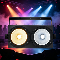Projecteur LED COB 200W, éclairage de scène DJ, lumière blanche froide et chaude, DMX512, compatible Homekit, pour DJ, mariage, éclairage de scène