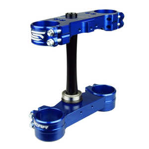 Plaque de direction de moto bleue pour gaz gaz EC 250 21-23 modèle de cicatrice - Product Image 1