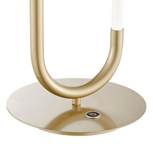 HMS 19 "โคมไฟตั้งโต๊ะ LED แบบคลิปหนีบกระดาษอะคริลิคและโลหะสีทอง - Product Image 4