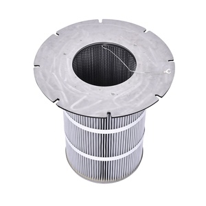 Chất lượng cao mạ kẽm nắp vuông <span class=keywords><strong>HEPA</strong></span> xếp li Polyester Bộ lọc không khí <span class=keywords><strong>Cartridge</strong></span> công nghiệp mặt bích cung cấp cao cấp phần tử Lọc - Product Image 4