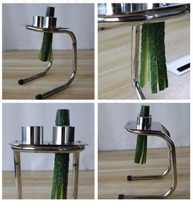 Coupe-légumes manuel à lames interchangeables, coupe-cornichons robuste pour bar à sushis - Product Image 3