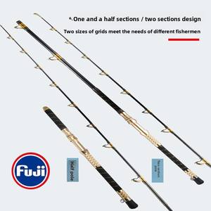 Caña <span class=keywords><strong>de</strong></span> pescar para barco <span class=keywords><strong>de</strong></span> <span class=keywords><strong>mar</strong></span> profundo, caña <span class=keywords><strong>de</strong></span> pescar hecha a mano eléctrica, bacalao <span class=keywords><strong>de</strong></span> fondo sólido para curricán, mango <span class=keywords><strong>de</strong></span> goma EVA pesado duradero - Product Image 2