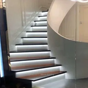 Smart Stairs Step Light Intelligent Induction LED Strip Light 24V Programming Hidden DIY Embedded Aisle LED Step Lamp