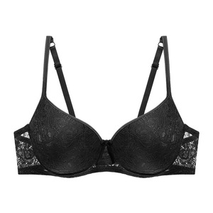Kavn commercio all'ingrosso di alta qualità più il formato del fiore ricamato grande reggiseno per le donne grasse - Product Image 2