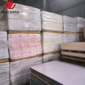 MingLiang 5 años UV-Stable Coral Orange Hojas acrílicas 3mm Hoja brillante <span class=keywords><strong>de</strong></span> 8mm para pantallas <span class=keywords><strong>de</strong></span> quiosco al por menor Corte suave incluido - Product Image 4