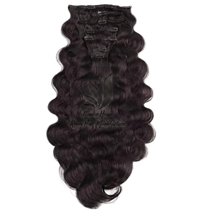 ผมต่อแบบคลิปอิน เกรด Remy แท้จากอินเดีย ยี่ห้อ Nandee House รุ่น 306 น้ำหนัก 100 กรัม แบบเส้นผมเดียวจากผู้บริจาคคนเดียว  ปลายผมเต็ม  ถักด้วยเครื่องจักรแบบ Double Weft - Product Image 1