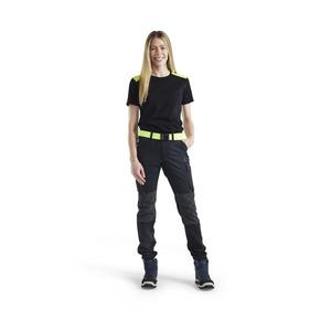 BLAKLADER - 347910429933XL T-shirt pour femme Noir/Jaune-EAN 7330509696620 T-SHIRTS DE TRAVAIL ET POLO - Product Image 3