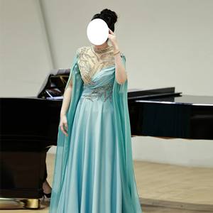 SF3045F Nuevo Vestido de Noche para Bodas, Ideal para Presentadoras, Actuaciones Vocales Folclóricas, <span class=keywords><strong>Canto</strong></span> <span class=keywords><strong>Bel</strong></span> <span class=keywords><strong>Canto</strong></span>, Preparación para Exámenes de Arte - Product Image 4